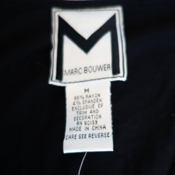 Marc Bouwer Black Tunic with Embellishments Size M - Picture 4 of 4